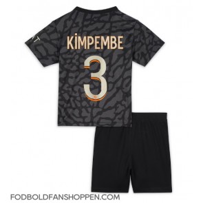 Paris Saint-Germain Presnel Kimpembe #3 Tredjetrøje Børn 2023-24 Kortærmet (+ Korte bukser)